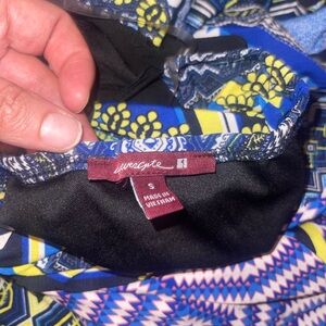 Ivanka Trump Vibrant Blue and Yellow Geometric Dress